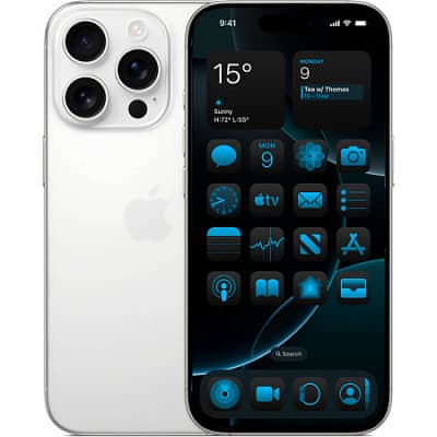 iPhone 16 pro белый титан